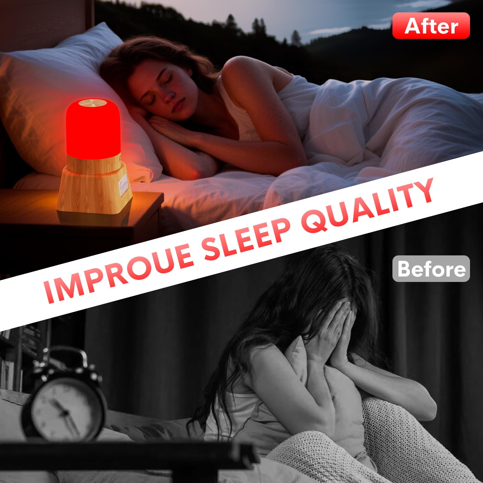 Amazon.com: Red Light Night Light Lamp for Sleep,Red Nightlight